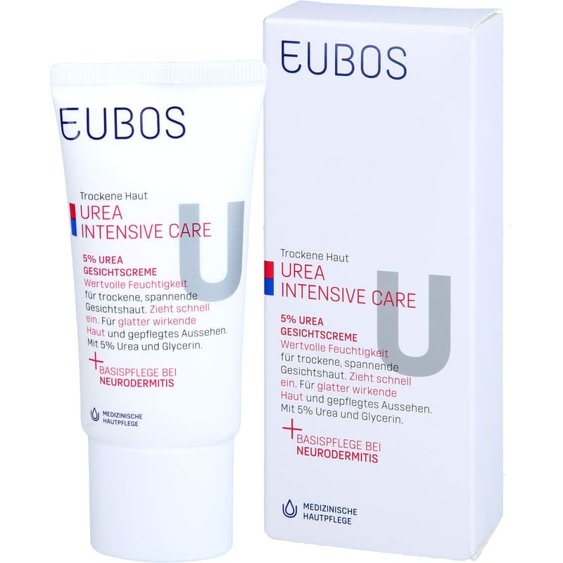 EUBOS TROCKENE Haut Urea 5% Gesichtscreme