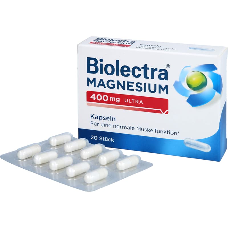 BIOLECTRA Magnesium 400 mg ultra Kapseln