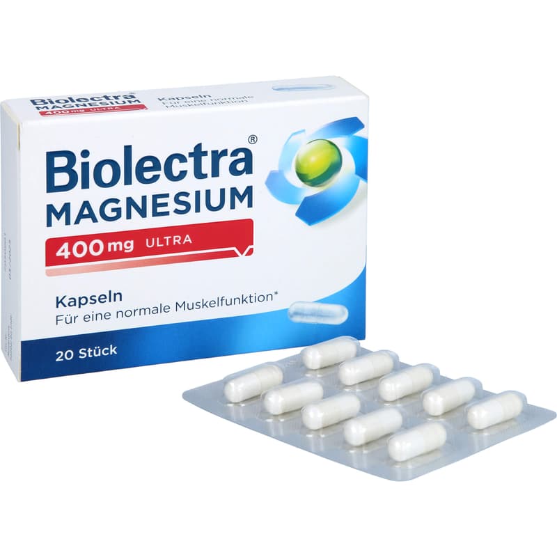 BIOLECTRA Magnesium 400 mg ultra Kapseln