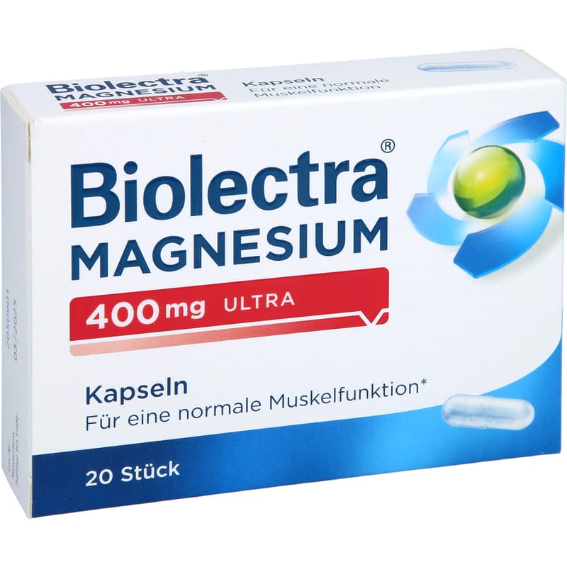 BIOLECTRA Magnesium 400 mg ultra Kapseln