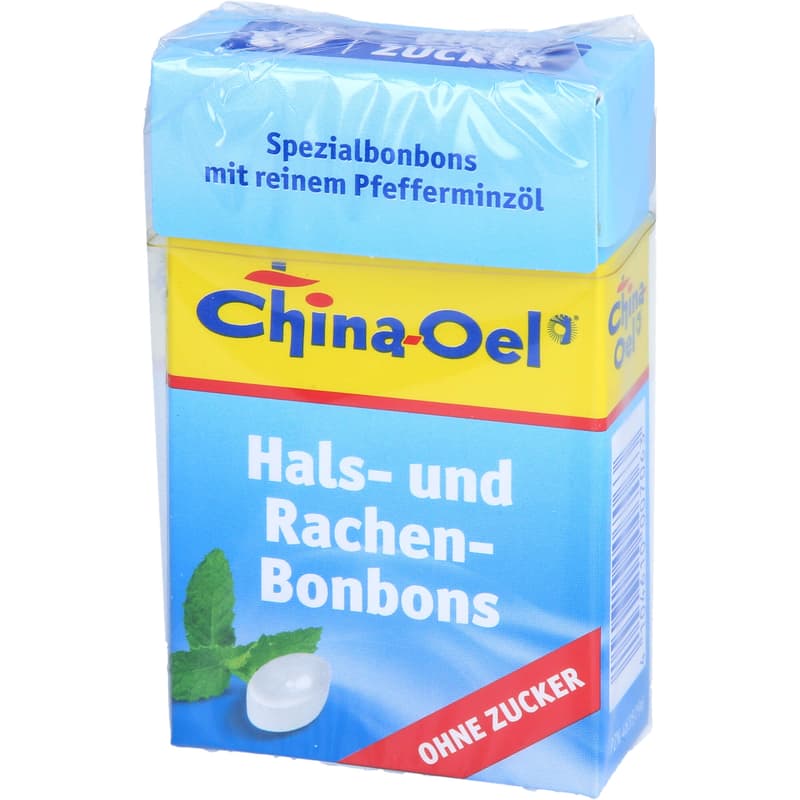 CHINA OIL throat and cough drops without sugar