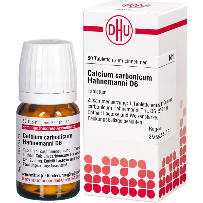 CALCIUM CARBONICUM Hahnemanni D 6 Tabletten