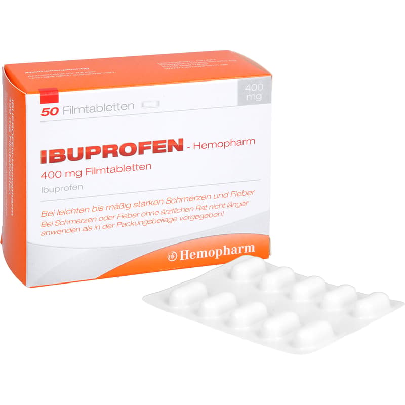 IBUPROFEN Hemopharm 400 mg Filmtabletten
