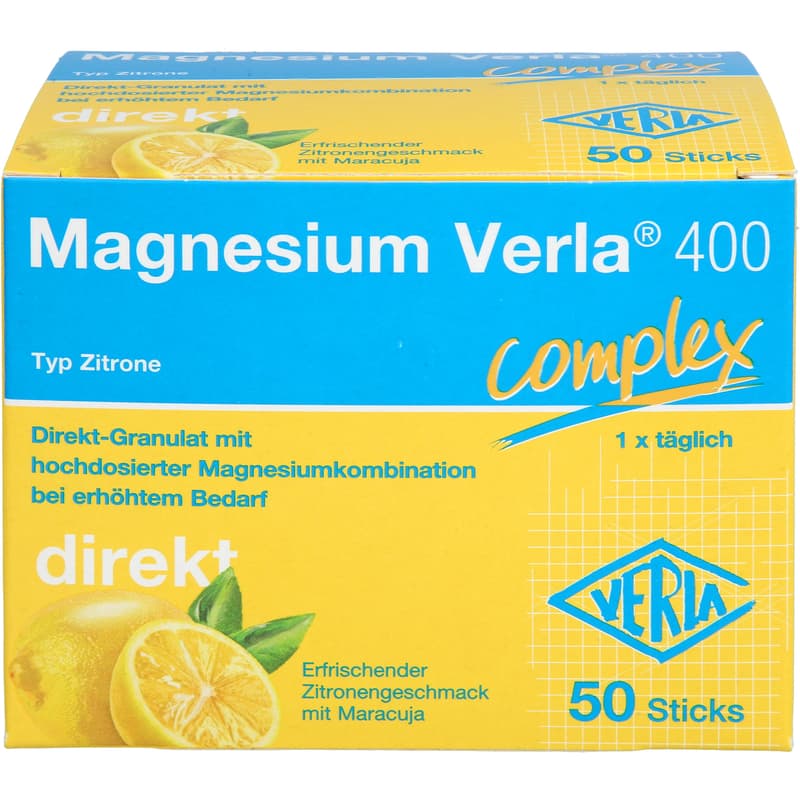 MAGNESIUM VERLA 400 Lemon Direct Granules