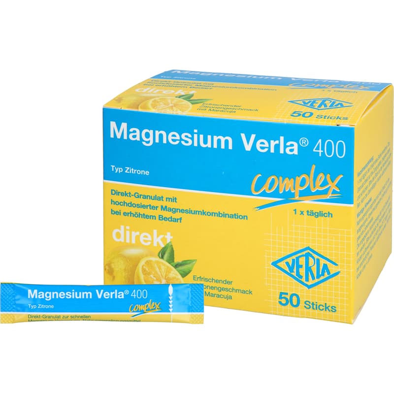MAGNESIUM VERLA 400 Lemon Direct Granules