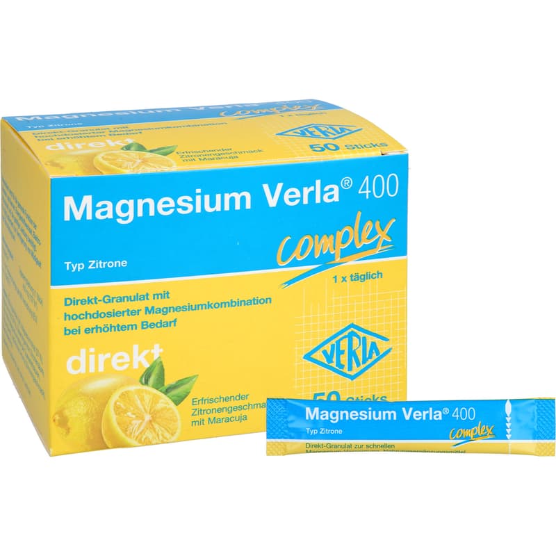 MAGNESIUM VERLA 400 Lemon Direct Granules