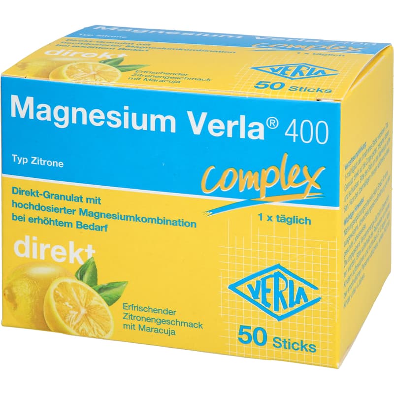 MAGNESIUM VERLA 400 Lemon Direct Granules