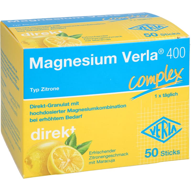 MAGNESIUM VERLA 400 Lemon Direct Granules