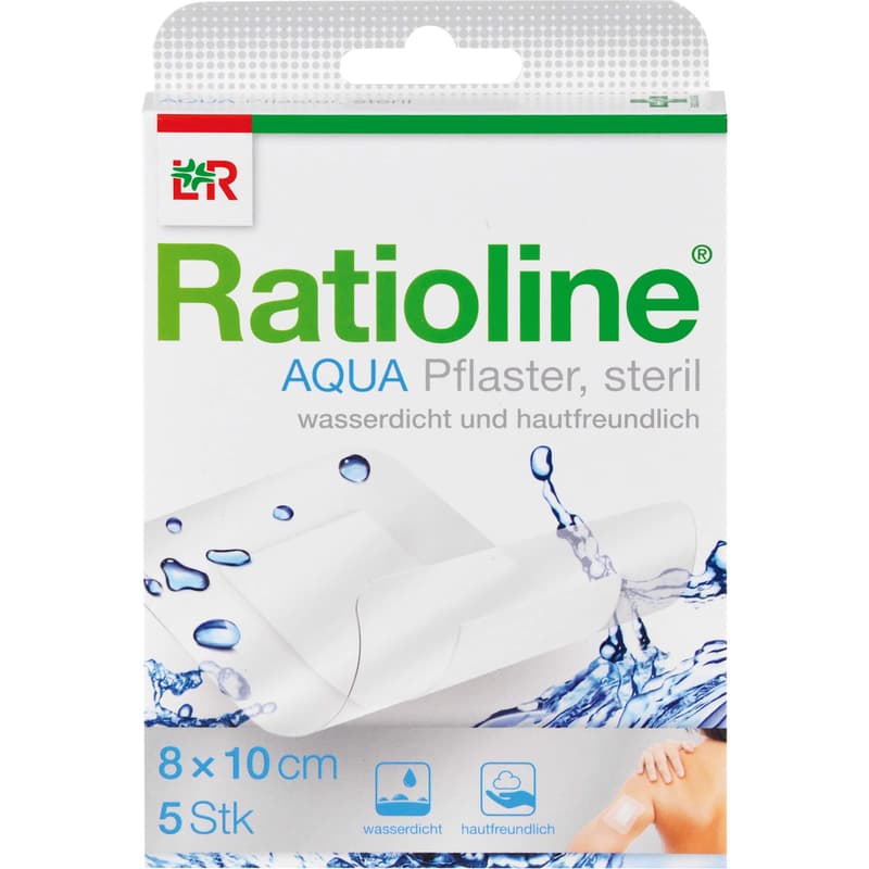 RATIOLINE aqua shower plaster Plus 8x10 cm sterile