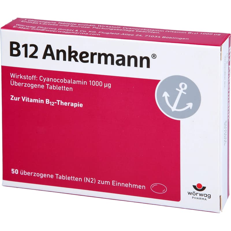 B12 ANKERMANN überzogene Tabletten