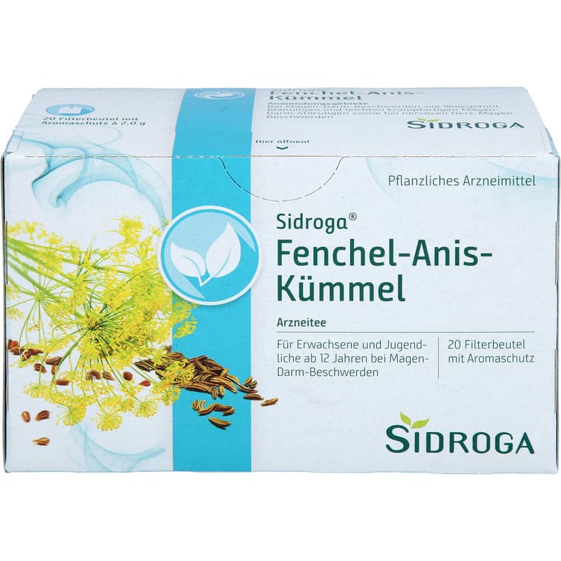 SIDROGA Fenchel Anis Kümmel Tee Filterbeutel