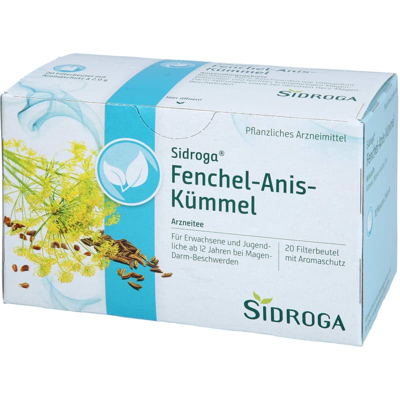 SIDROGA Fenchel Anis Kümmel Tee Filterbeutel