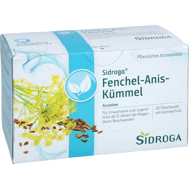 SIDROGA Fenchel Anis Kümmel Tee Filterbeutel