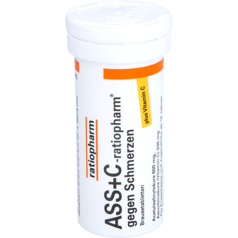 ASS + C-ratiopharm gegen Schmerzen Brausetabletten