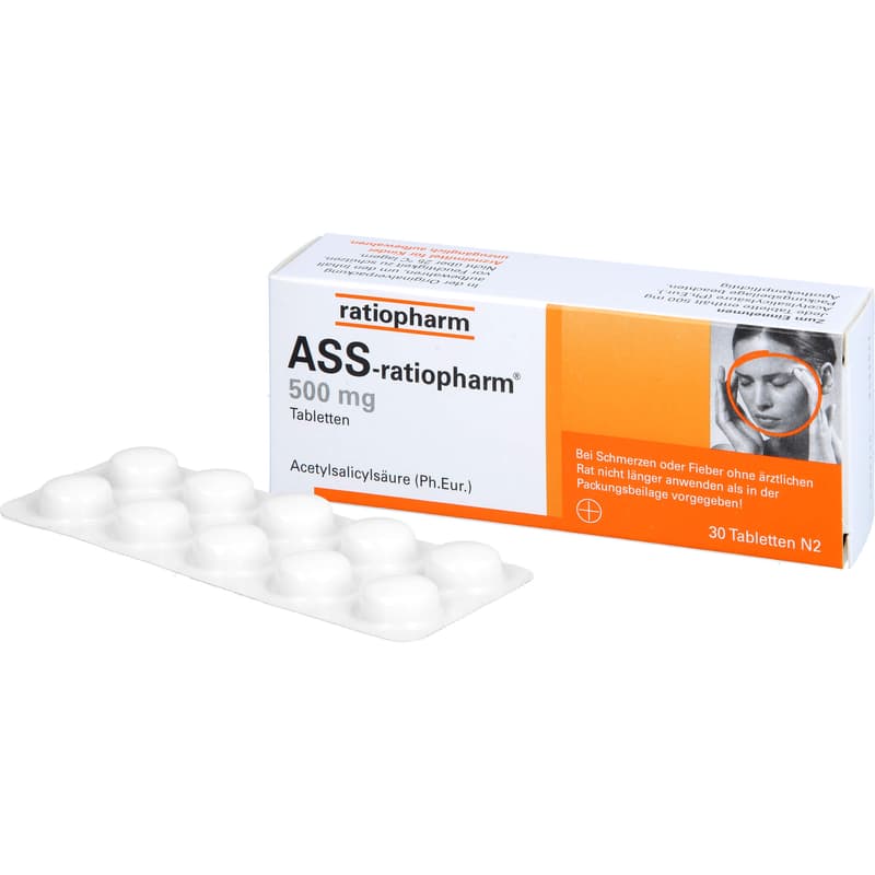 ASS-ratiopharm 500 mg Tabletten