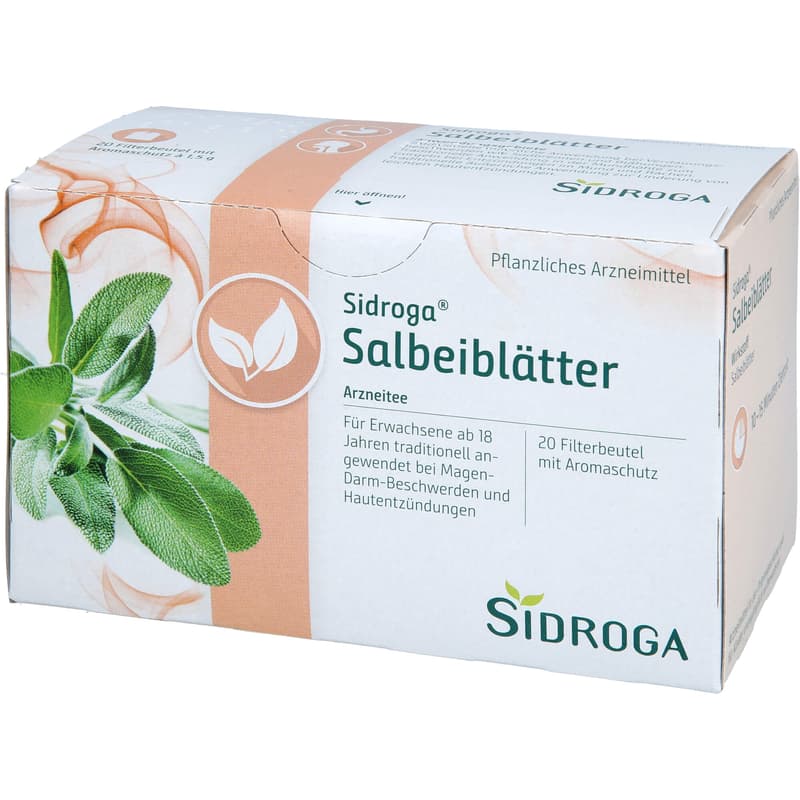 SIDROGA Salbeiblätter Tee Filterbeutel