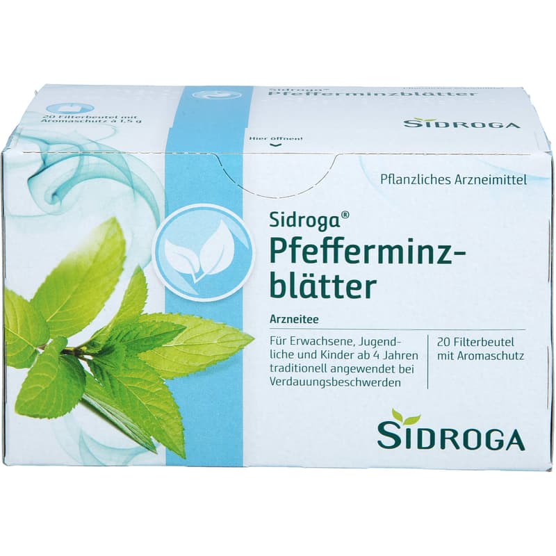 SIDROGA Pfefferminzblätter Tee Filterbeutel