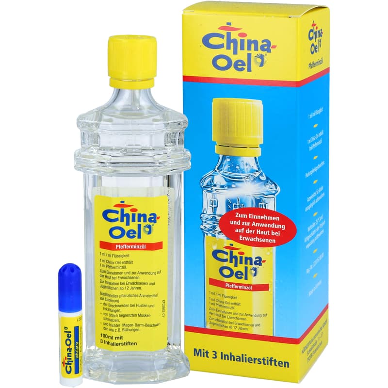 CHINA OIL with 3 inhalers