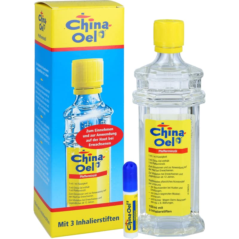 CHINA OIL with 3 inhalers