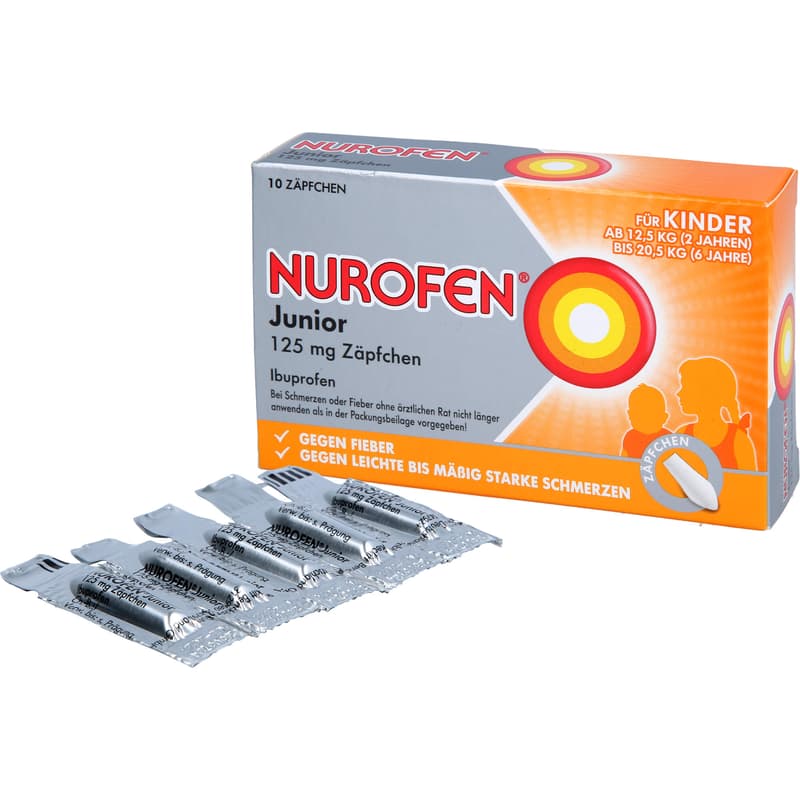 Nurofen Junior 125 mg suppositories