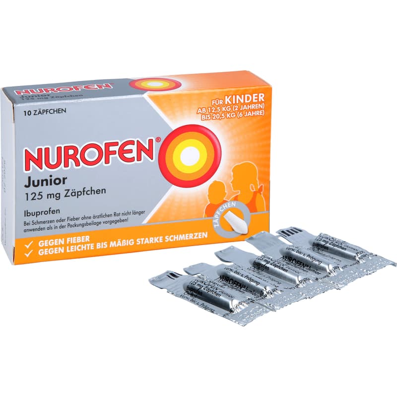 Nurofen Junior 125 mg suppositories