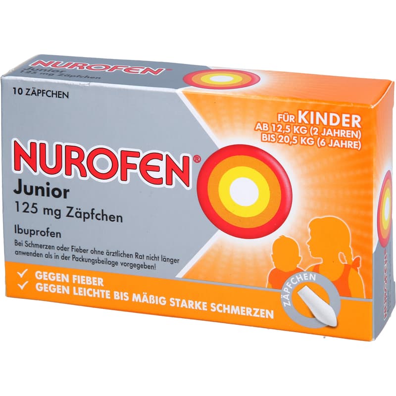 Nurofen Junior 125 mg suppositories