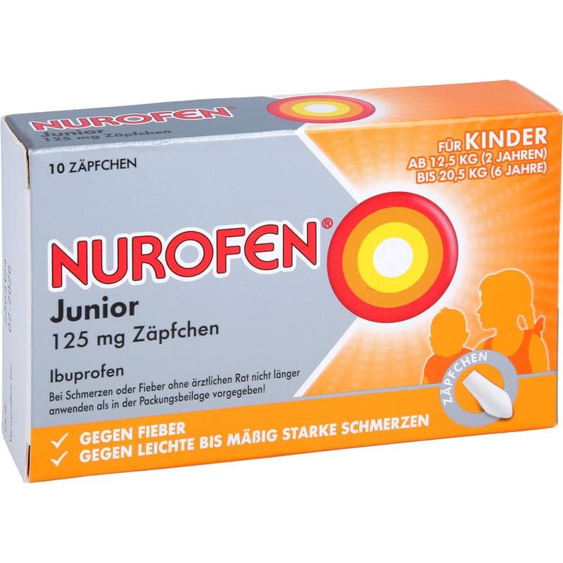 Nurofen Junior 125 mg suppositories