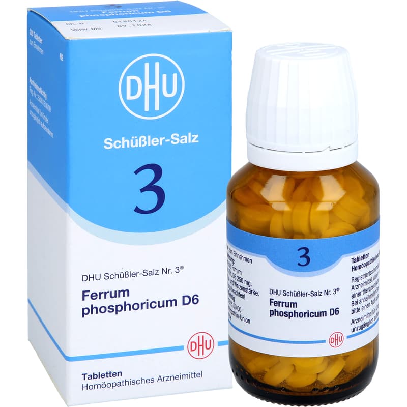 BIOCHEMIE DHU 3 Ferrum phosphoricum D 6 Tabletten