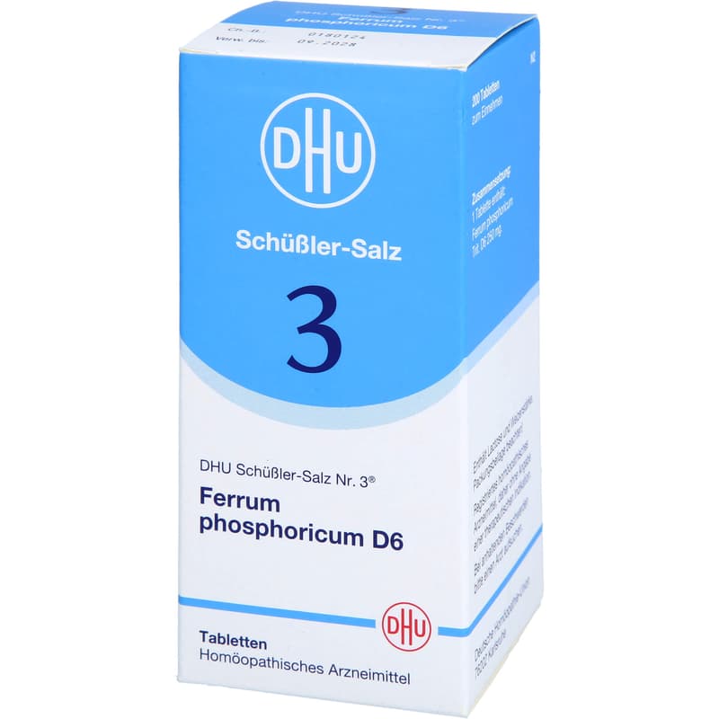 BIOCHEMIE DHU 3 Ferrum phosphoricum D 6 Tabletten