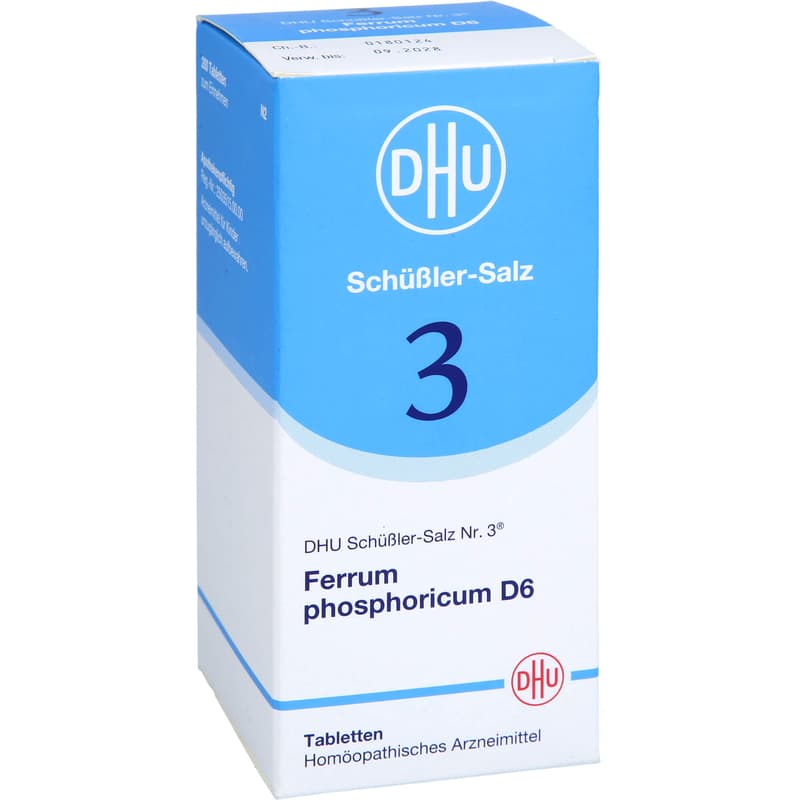 BIOCHEMIE DHU 3 Ferrum phosphoricum D 6 Tabletten