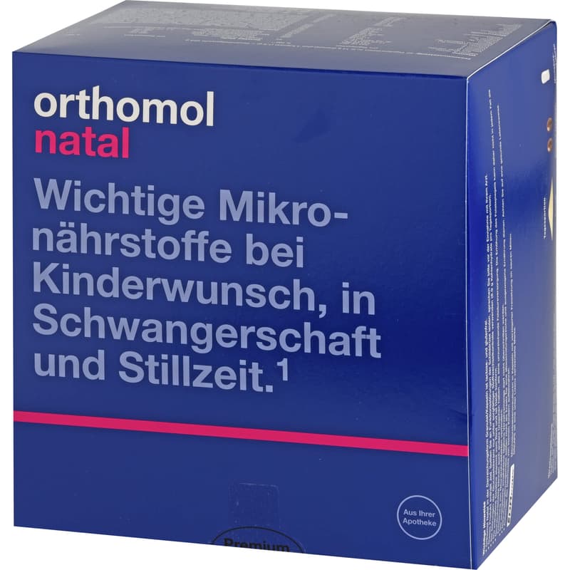 ORTHOMOL Natal Granules/Capsules 30 bottles combo pack.