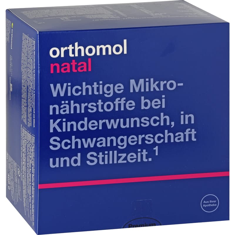 ORTHOMOL Natal Granules/Capsules 30 bottles combo pack.