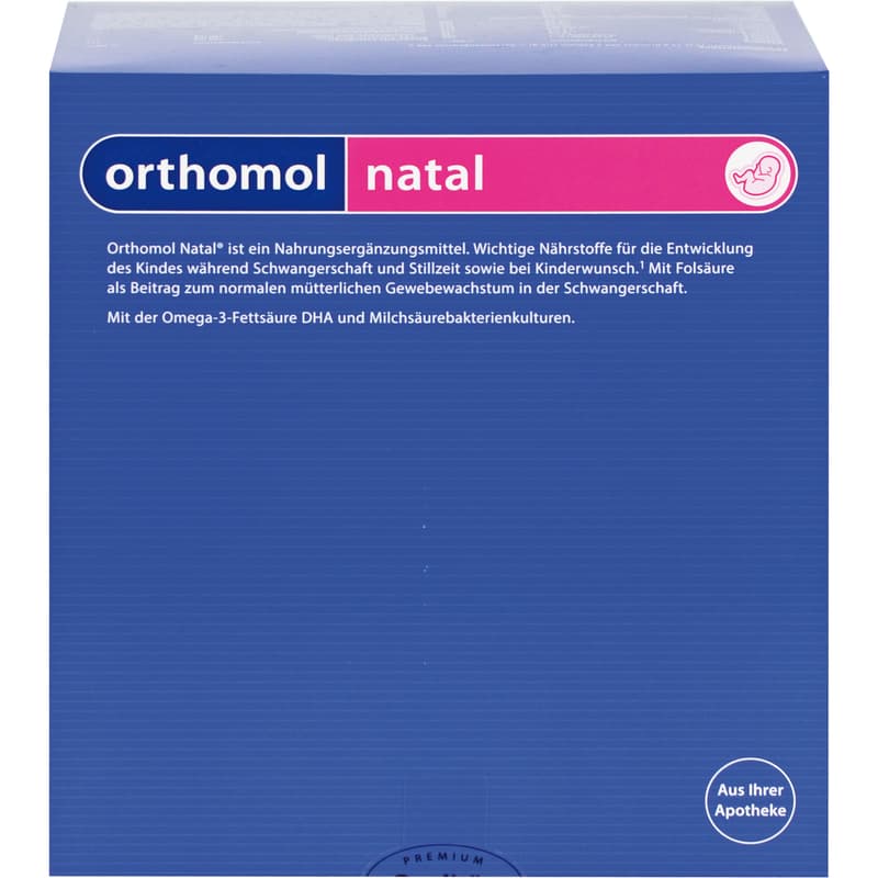 ORTHOMOL Natal Granules/Capsules 30 bottles combo pack.