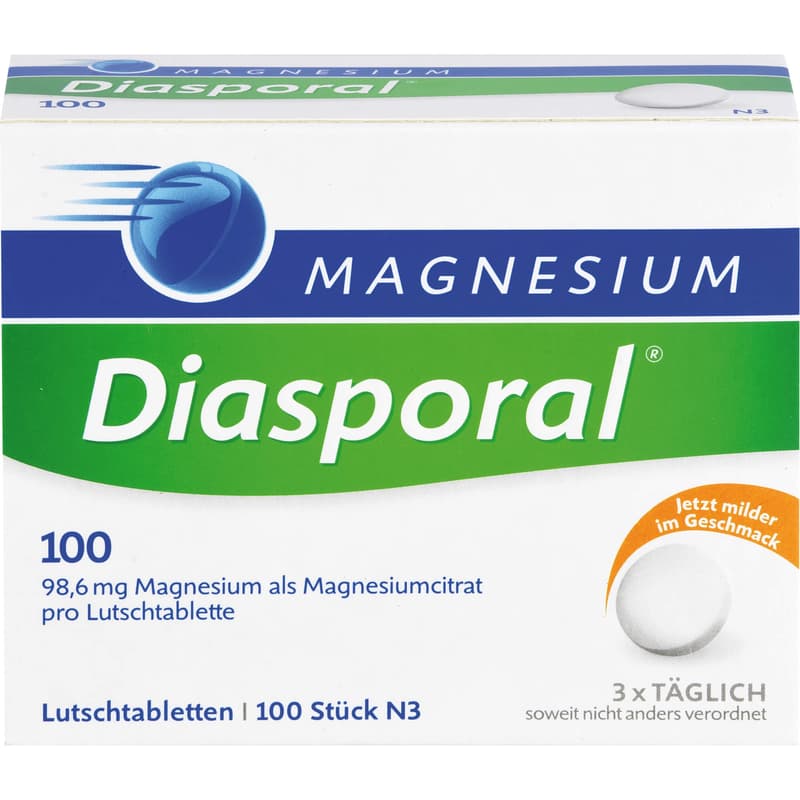 MAGNESIUM DIASPORAL 100 Lutschtabletten