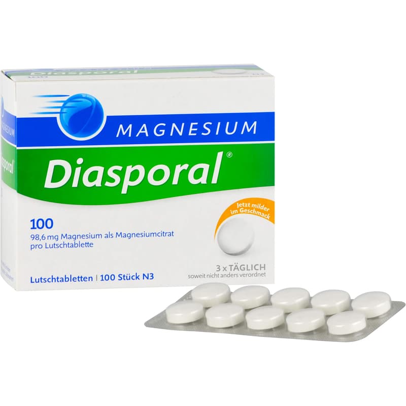 MAGNESIUM DIASPORAL 100 Lutschtabletten