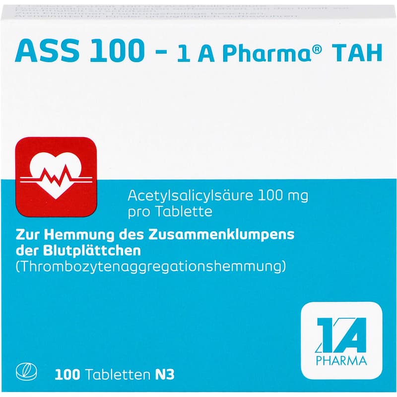 ASS 100-1A Pharma TAH tablets