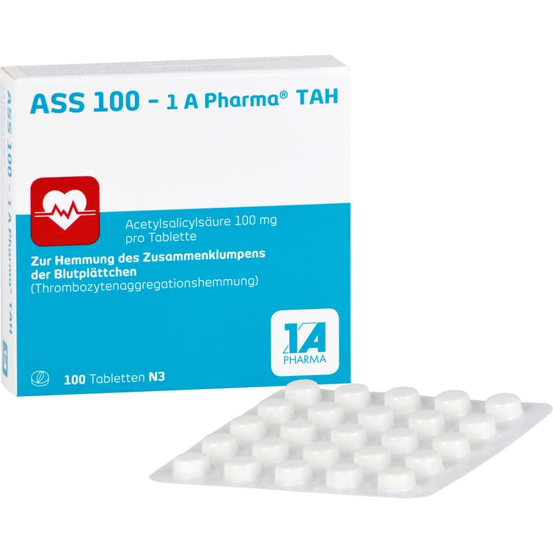 ASS 100-1A Pharma TAH tablets