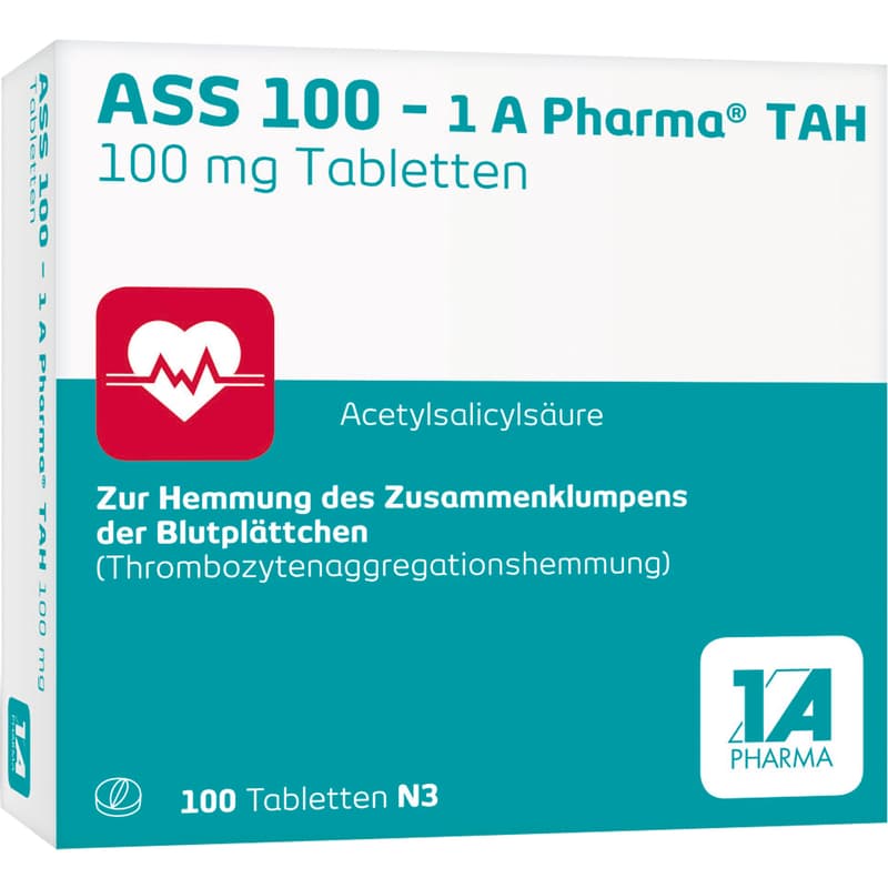 ASS 100-1A Pharma TAH tablets