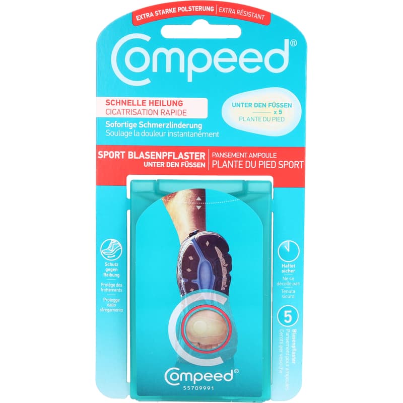 COMPEED blister plasters under the feet