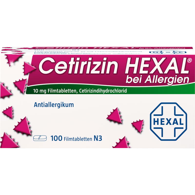 CETIRIZIN HEXAL Filmtabletten bei Allergien