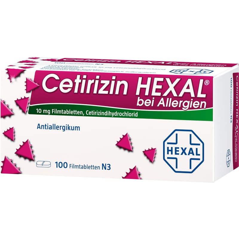 CETIRIZIN HEXAL Filmtabletten bei Allergien