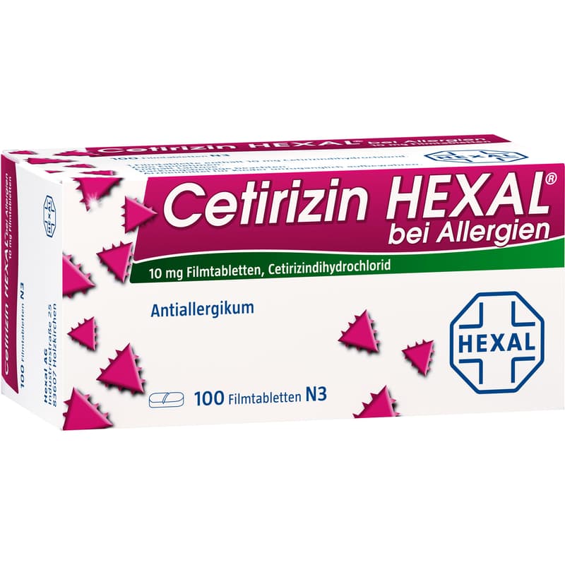 CETIRIZIN HEXAL Filmtabletten bei Allergien