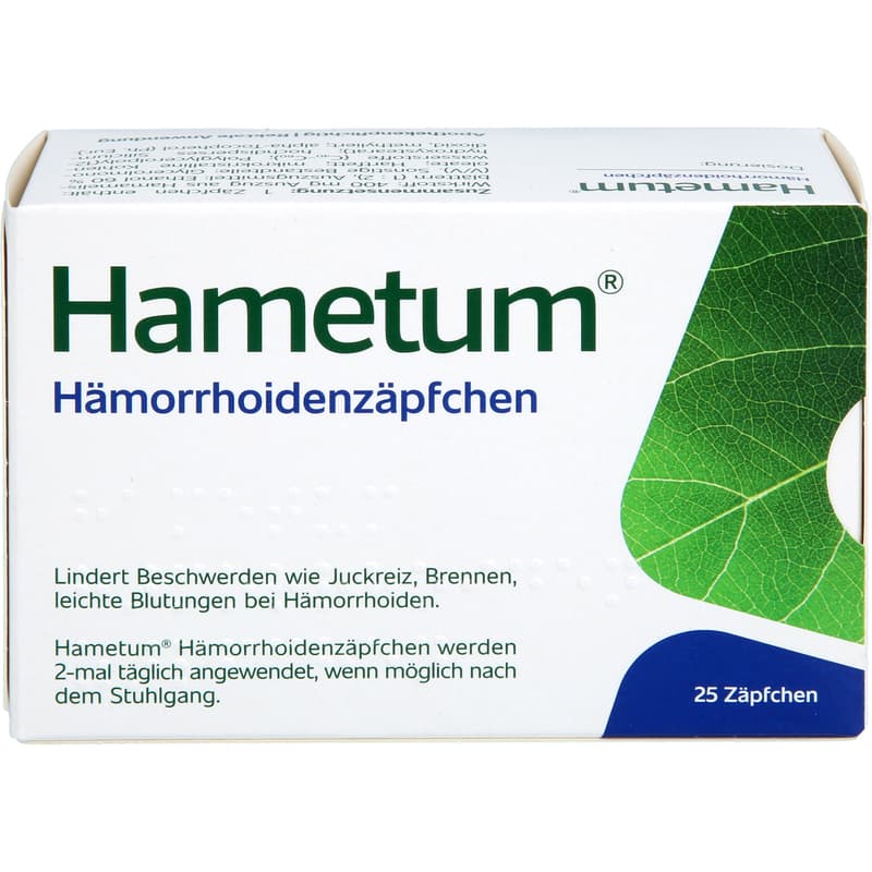 HAMETUM Hämorrhoiden Zäpfchen