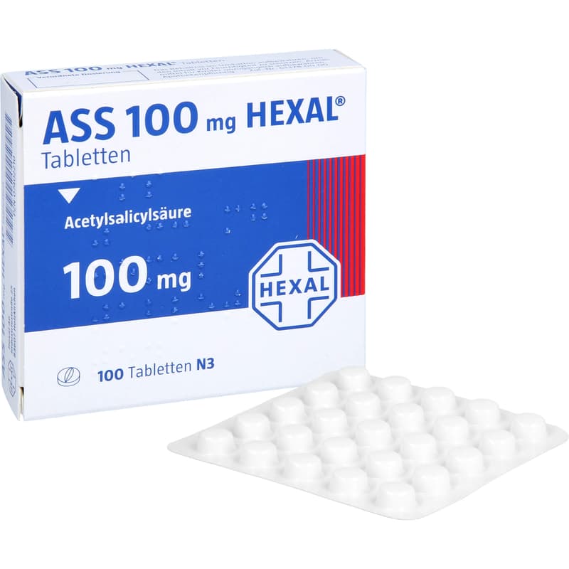 ASS 100 mg HEXAL Tabletten