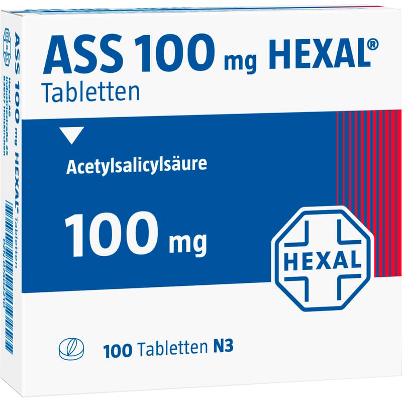 ASS 100 mg HEXAL Tabletten