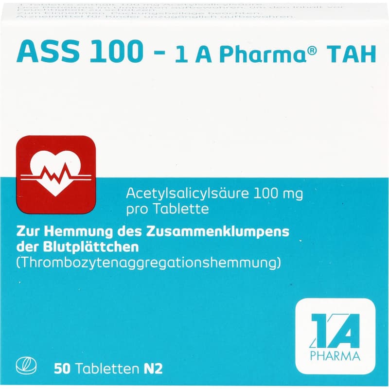 ASS 100-1A Pharma TAH tablets
