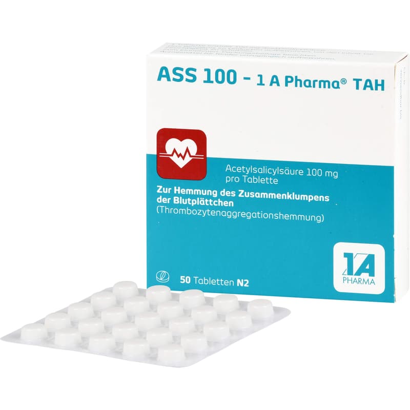 ASS 100-1A Pharma TAH tablets