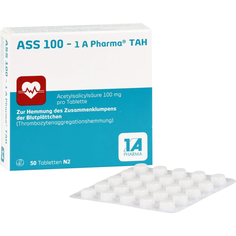 ASS 100-1A Pharma TAH tablets
