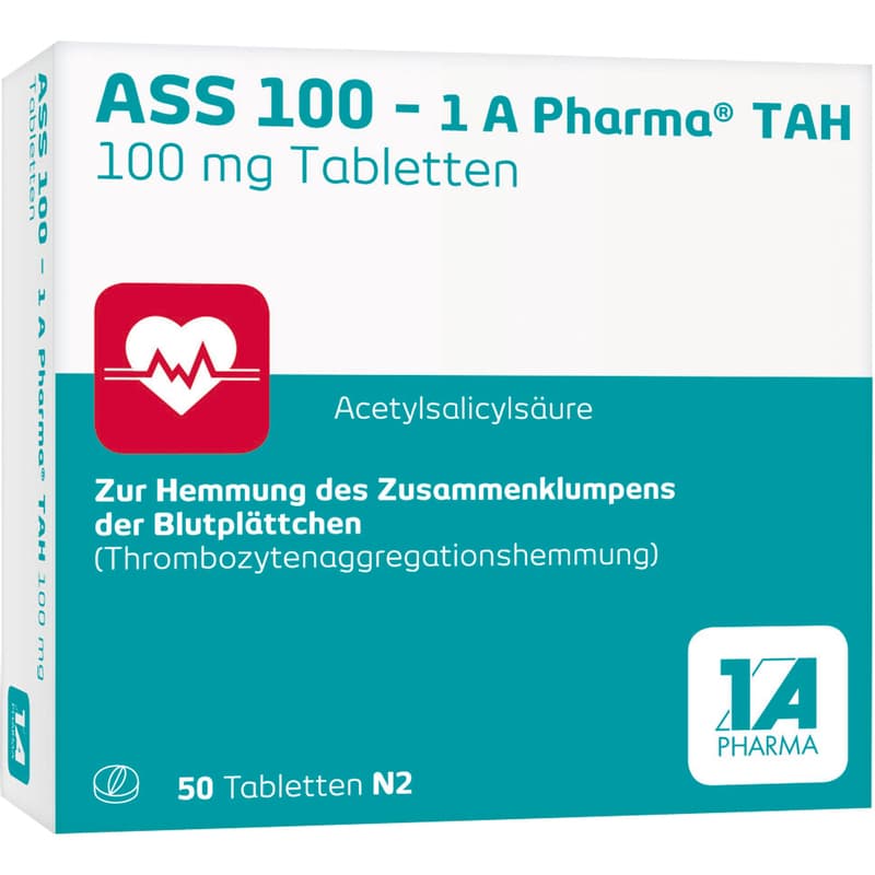 ASS 100-1A Pharma TAH tablets