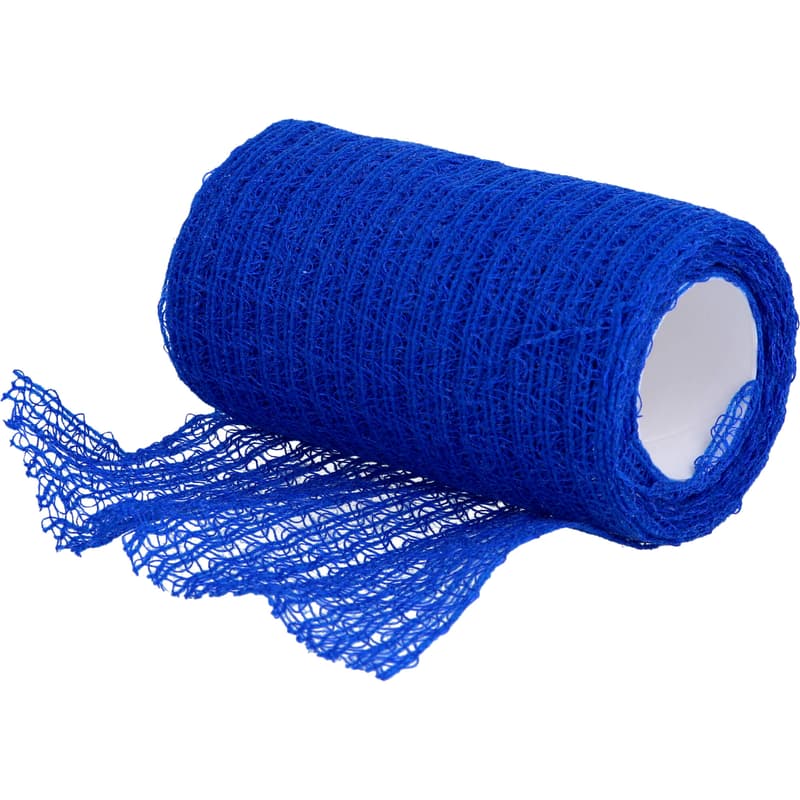 RATIOLINE acute fixation bandage cohesive 8 cm x 4 m blue